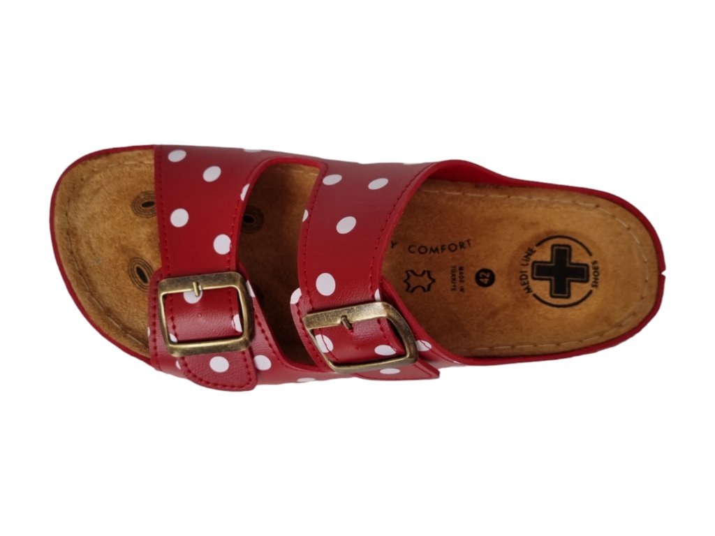 Dámské 7-bodové pantofle Mediline S182.002