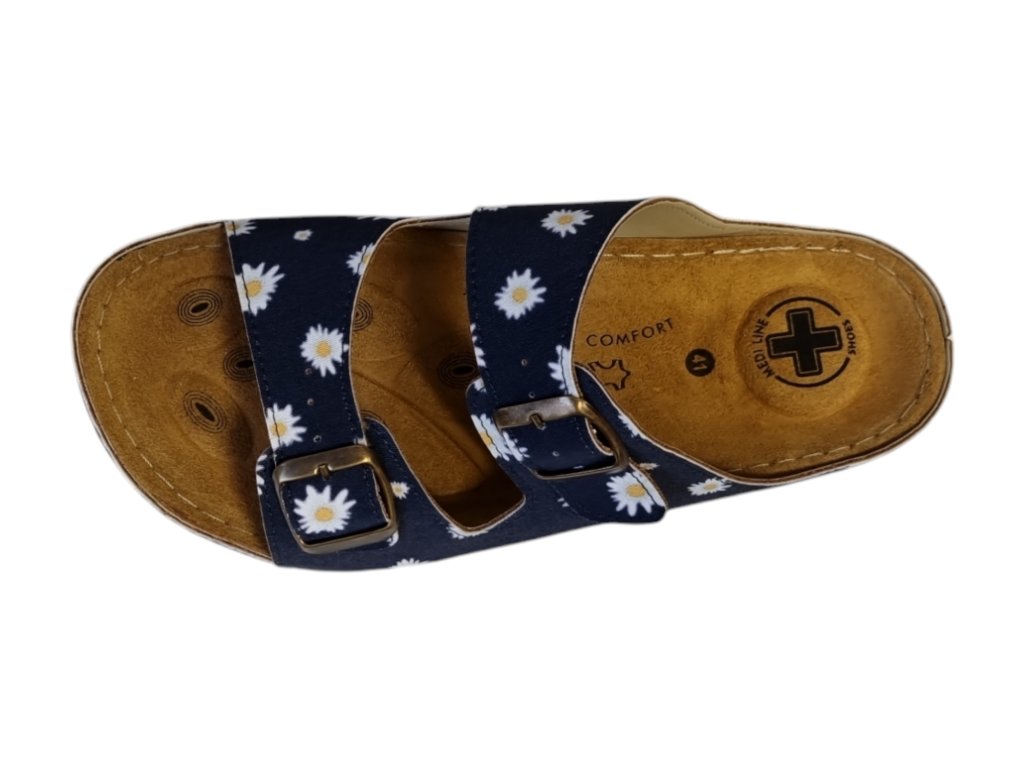 Dámské 7-bodové pantofle Mediline S182.002