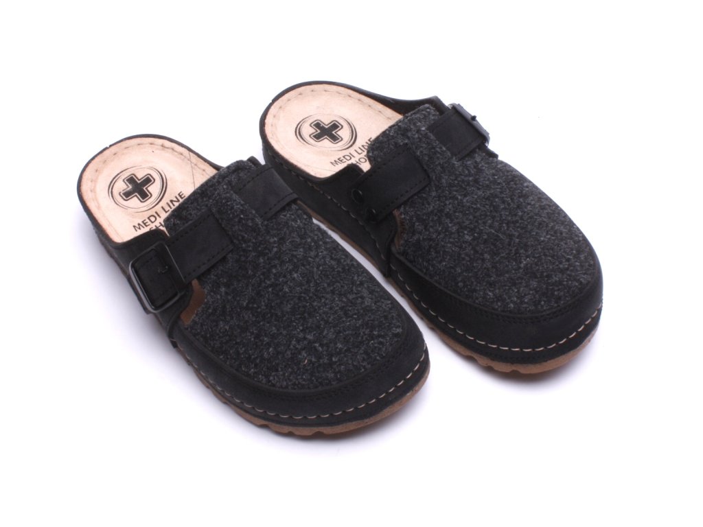 Dámské 7-bodové pantofle Mediline S182.006