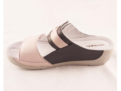 Dámské pantofle Medistyle Ivana šedorůžové
