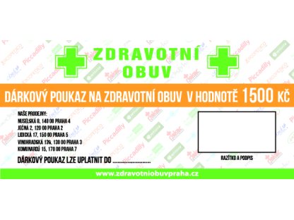 Dárkový poukaz 1500kč