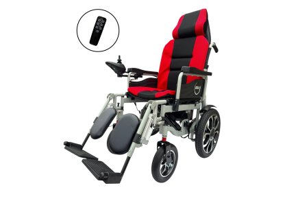 6005AR Elektrický skládací vozík s automatickým polohováním nohou i opěrky