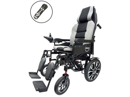6005RB Elektrický invalidní vozík skládací s polohováním nohou a zad