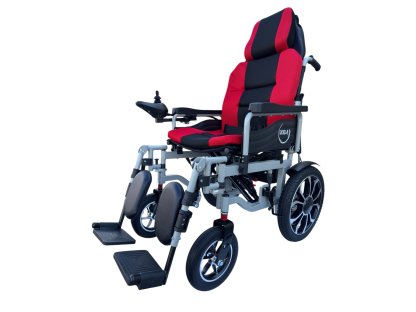 6005RB Elektrický invalidní vozík skládací s polohováním nohou a zad