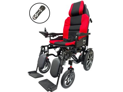 6005XL Elektrický invalidní vozík s šířkou sedadla 52 cm – skládací a polohovací