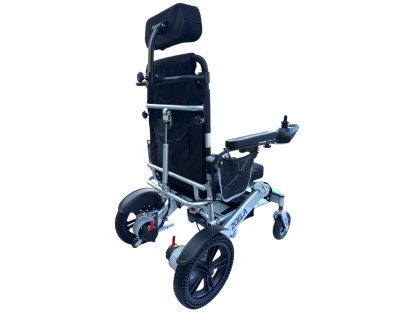 7005R Elektrický skládací invalidní vozík s manuálním polohováním zádové opěrky