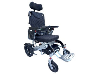 7005R Elektrický skládací invalidní vozík s manuálním polohováním zádové opěrky