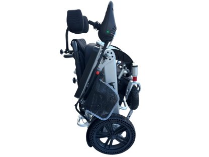 7005R Elektrický skládací invalidní vozík s manuálním polohováním zádové opěrky